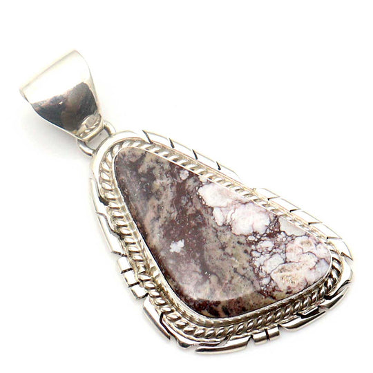 White Buffalo Pendant by Peggy Skeets