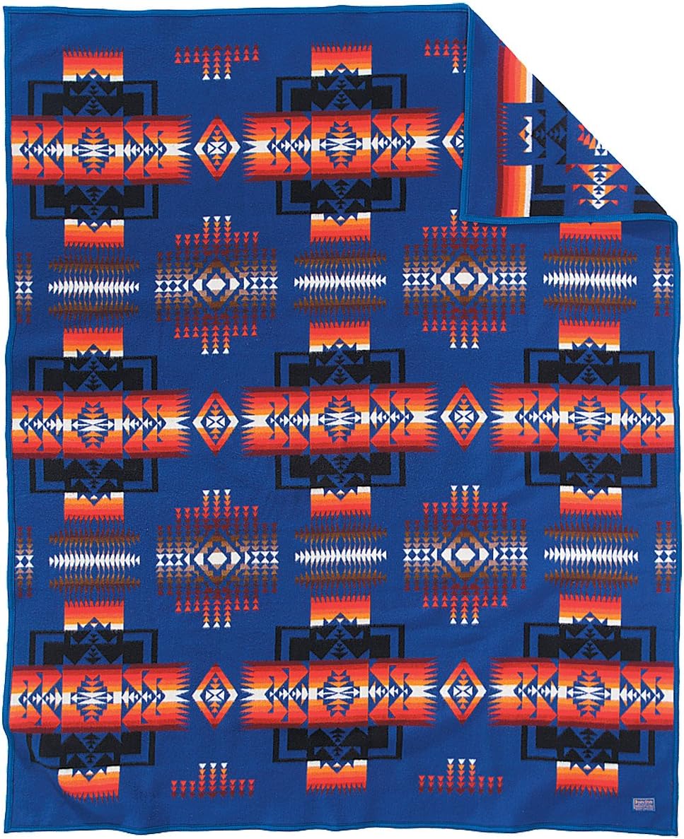 Pendleton Chief Joseph Blanket Queen -Sapphire – Indian Traders (L7 ...