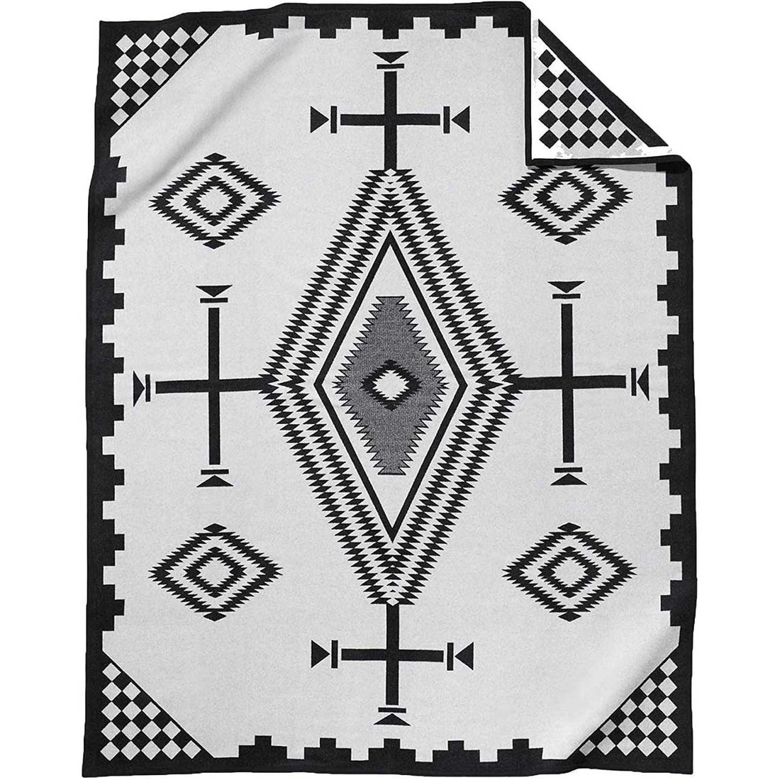 Pendleton Los Ojos Blanket TwinFull Unnapped Indian Traders (L7