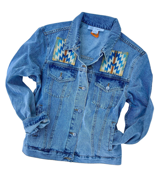 Load image into Gallery viewer, Pagosa Springs Denim Jacket - Adult
