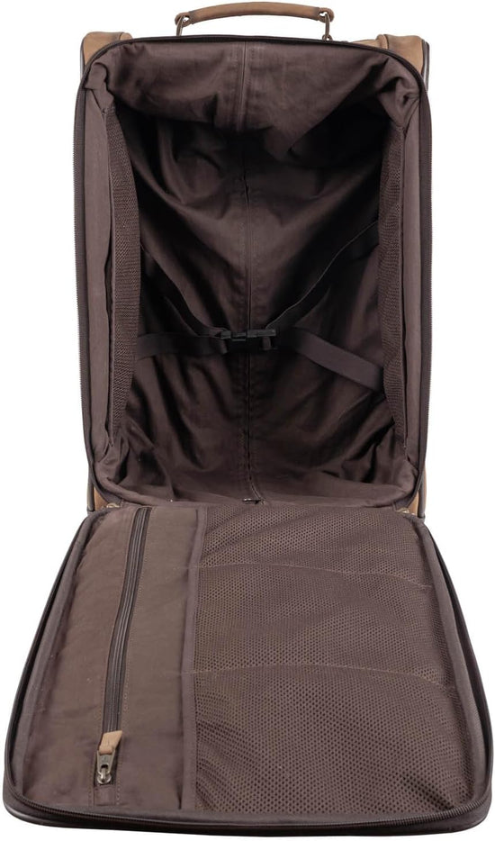 STS Cowhide Rolling Carry-On Bag