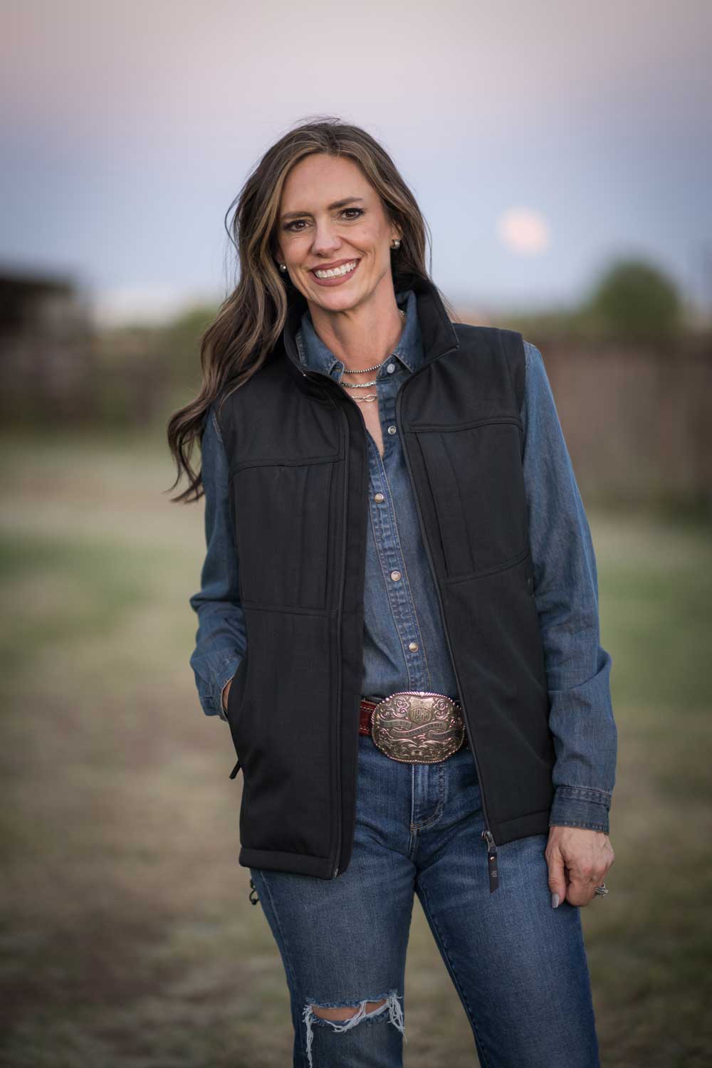 STS Ranchwear's Women's Weston Vest - Black