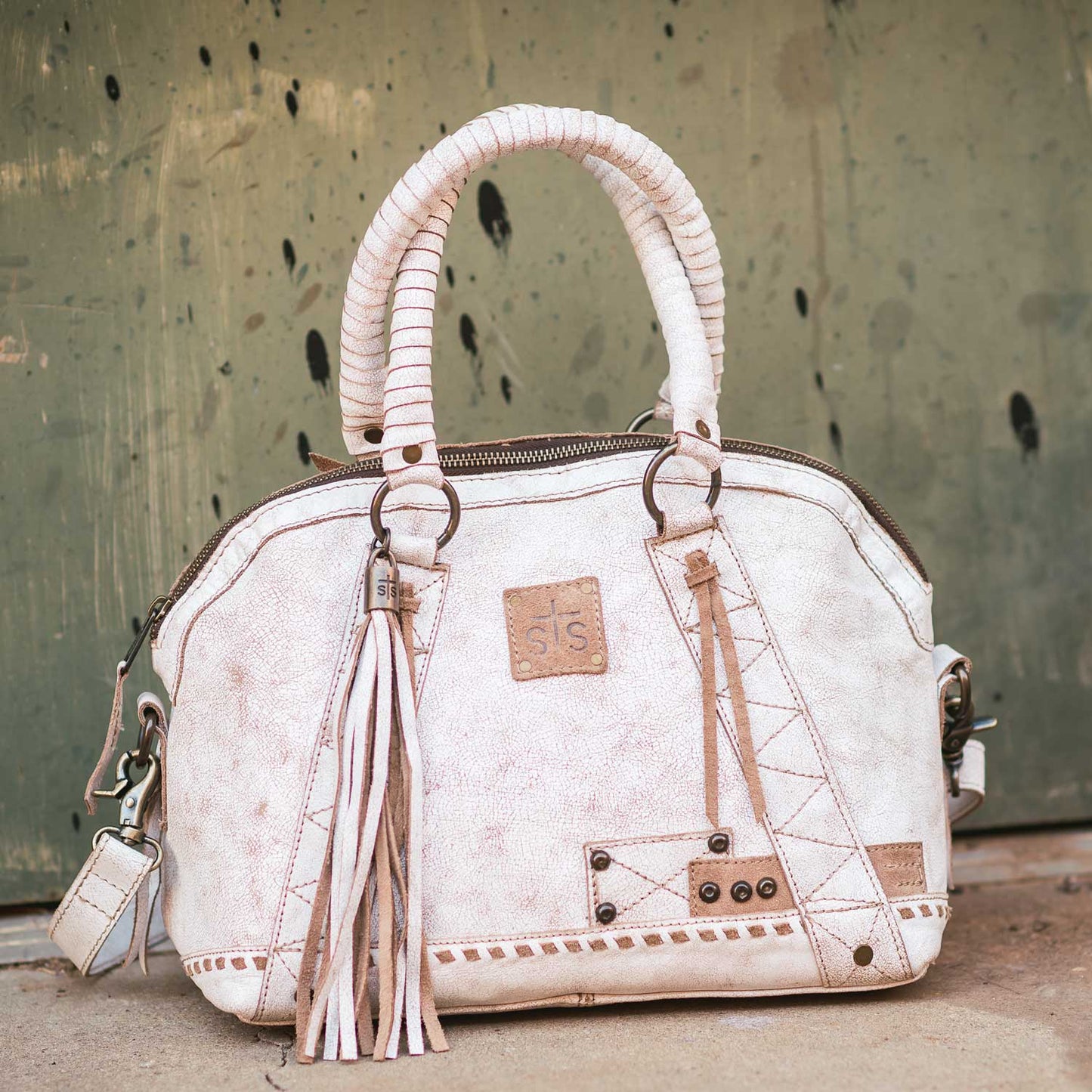 Cremello Sansa Satchel by STS