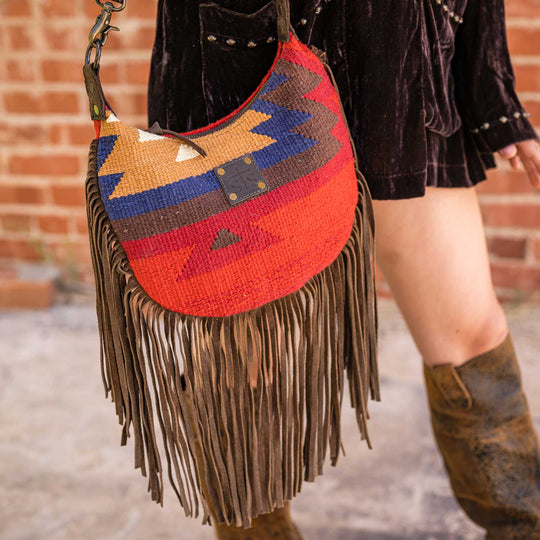 STS Crimson Sun Nellie Fringe Bag