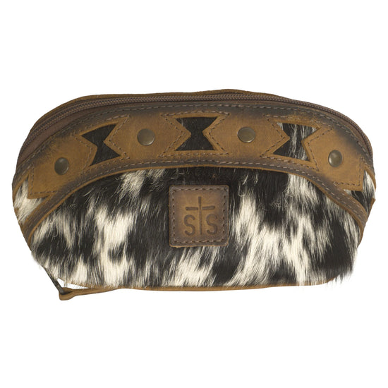 Roswell Cowhide Belle Makeup Pouch by STS Ranchwear