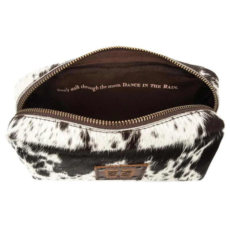 Cowhide Bebe Cosmetic Case By STS Ranchwear