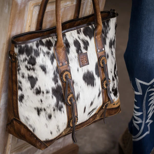 Guadalupe Cowhide All-In Tote Bag by STS Ranchwear