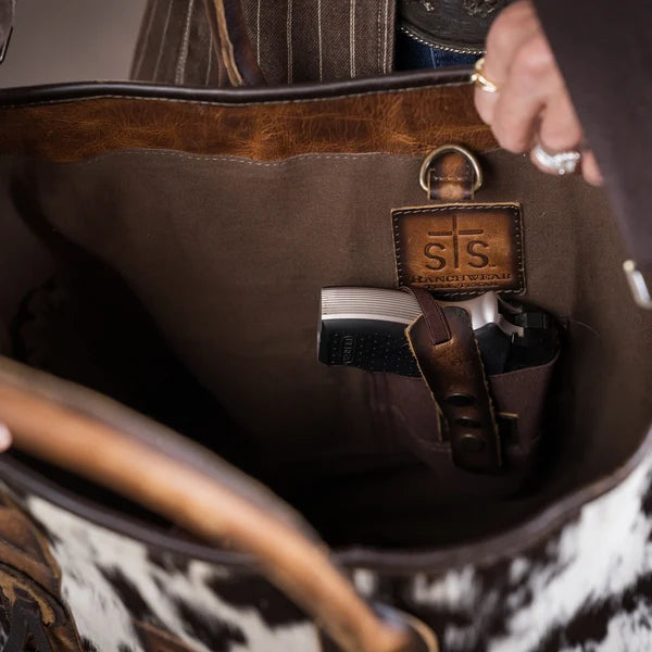 Guadalupe Cowhide All-In Tote Bag by STS Ranchwear