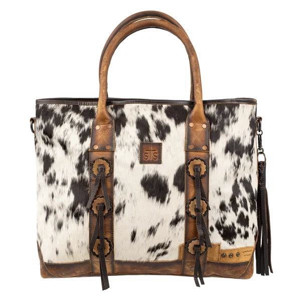 Guadalupe Cowhide All-In Tote Bag by STS Ranchwear