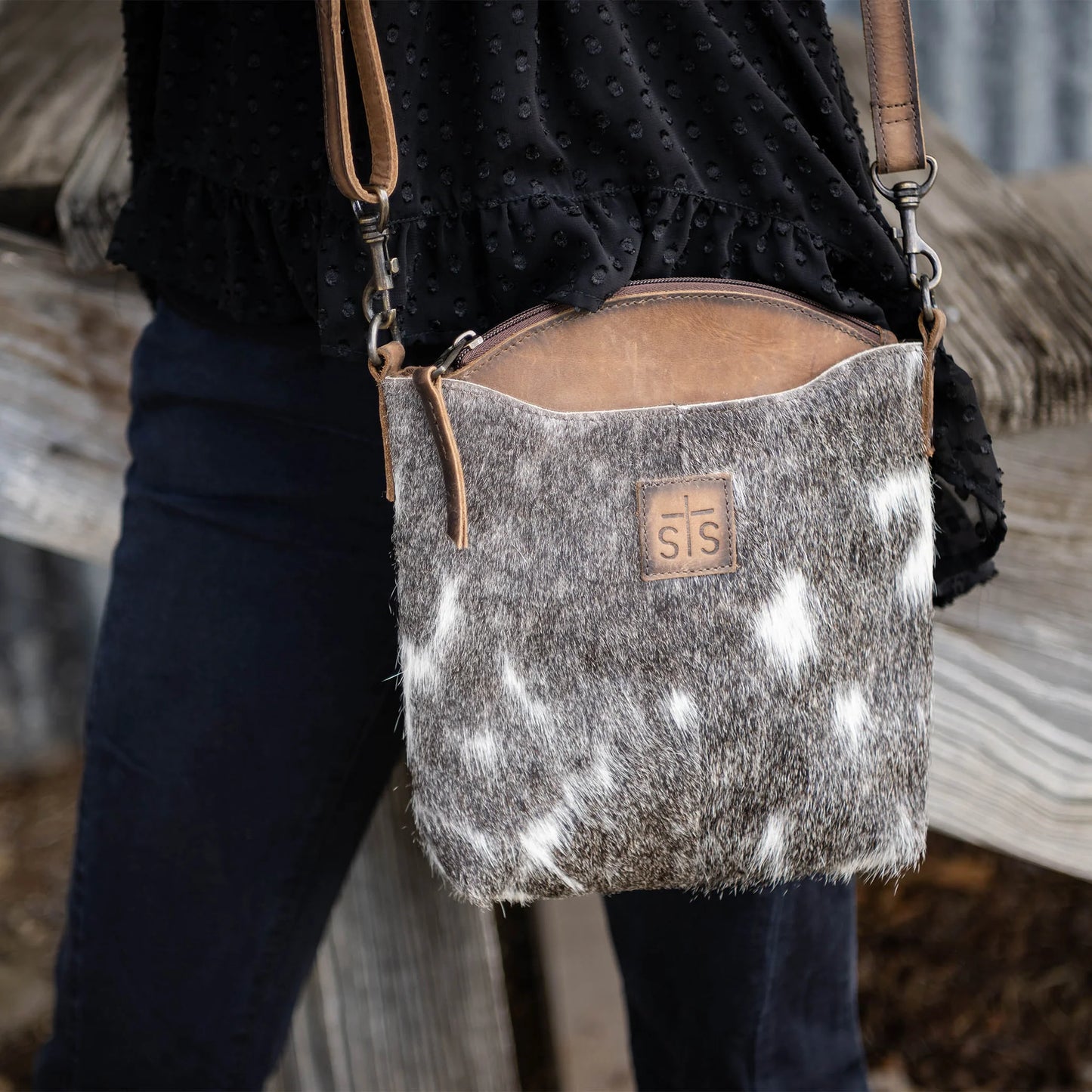 STS  Cowhide Jossie Crossbody