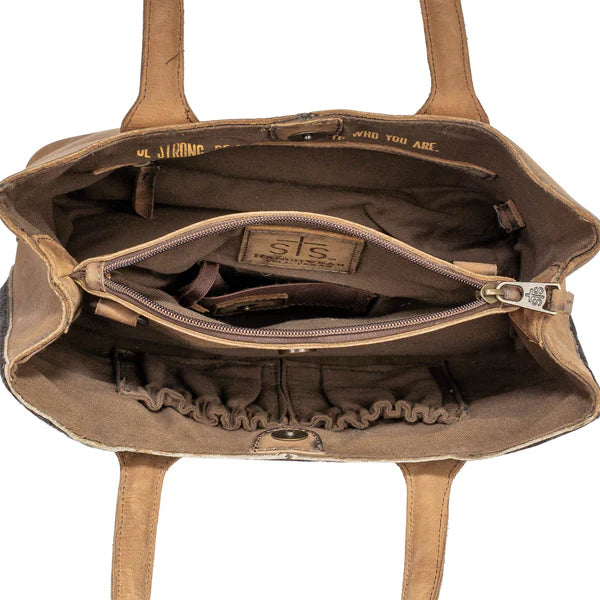 STS Ranchwear Cowhide Josie Satchel