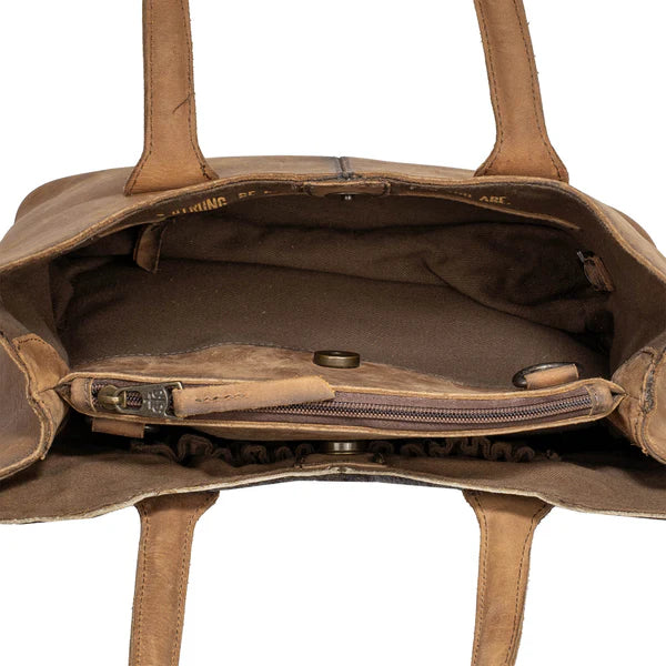 STS Ranchwear Cowhide Josie Satchel