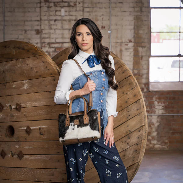 STS Ranchwear Cowhide Josie Satchel