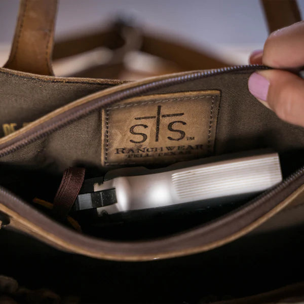 STS Ranchwear Cowhide Josie Satchel