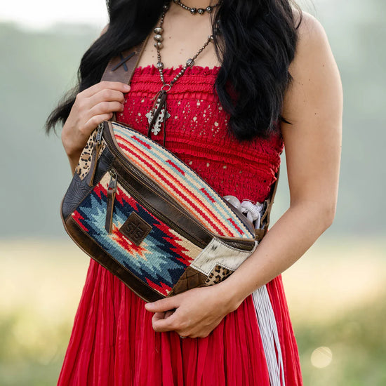 Chaynee Mountain Sachi Sling Belt Bag  By STS Ranchwear