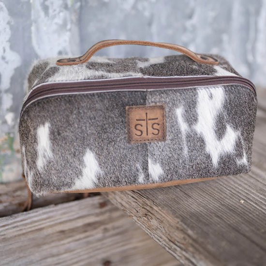 Cowhide Elise Cosmetic Bag by STS Ranchwear