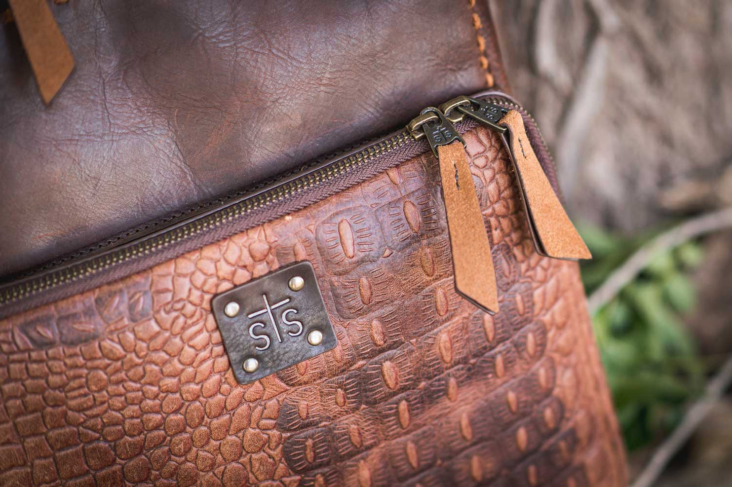 Catalina Croc Mini  Backpack By STS Ranchwear
