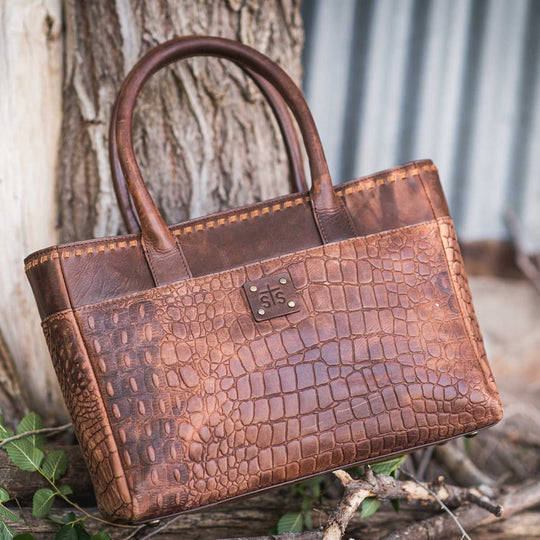 Catalina Croc Satchel By STS Ranchwear