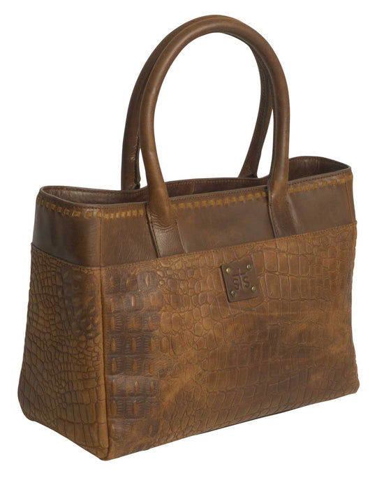 Load image into Gallery viewer, Catalina Croc Satchel By STS Ranchwear
