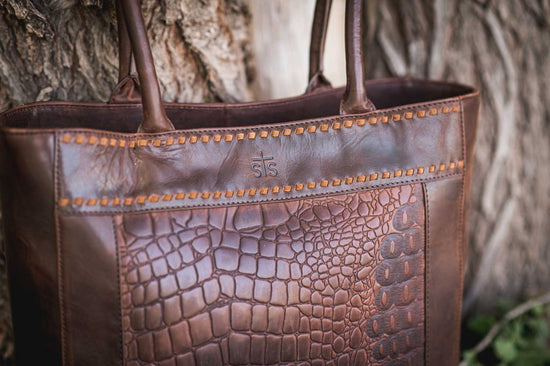 Load image into Gallery viewer, Catalina Croc Tote By STS

