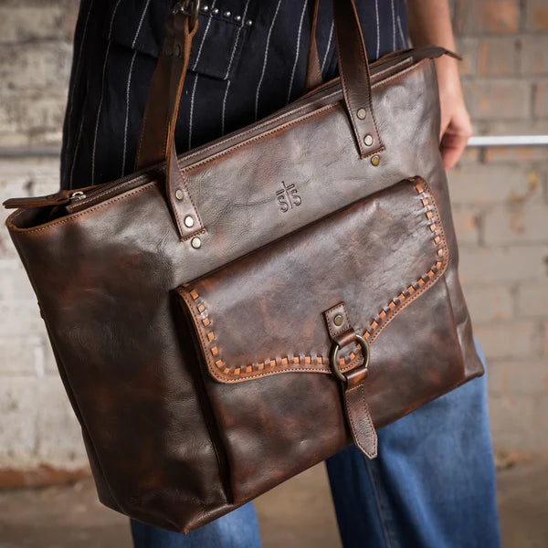 Bandera Chocolate Carry-All Tote by STS Ranchwear