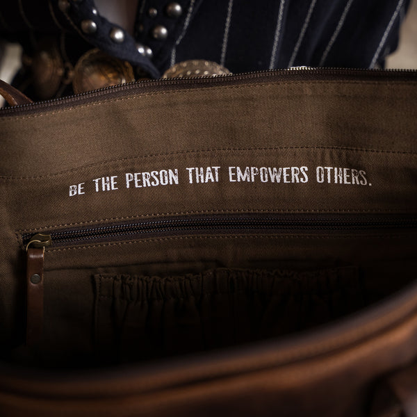 Bandera Chocolate Carry-All Tote by STS Ranchwear