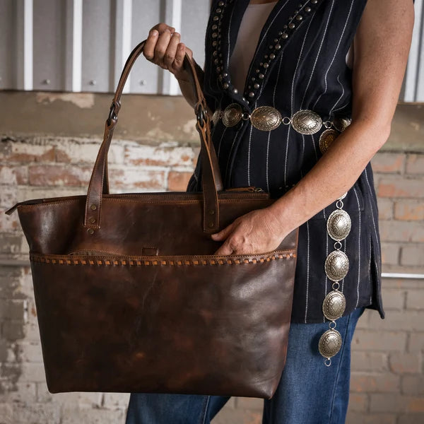 Bandera Chocolate Carry-All Tote by STS Ranchwear