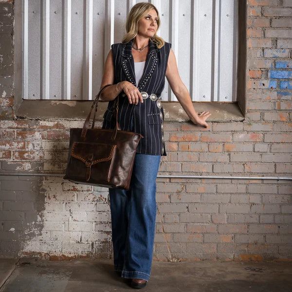 Bandera Chocolate Carry-All Tote by STS Ranchwear