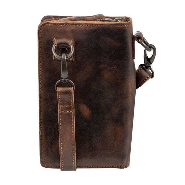 STS Bandera Chocolate Quickdraw Crossbody Wallet