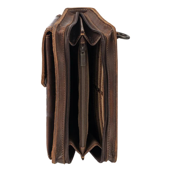 STS Bandera Chocolate Quickdraw Crossbody Wallet
