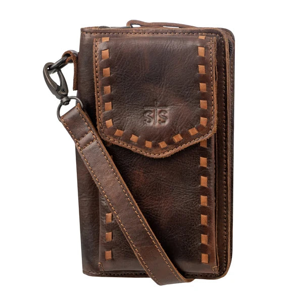 STS Bandera Chocolate Quickdraw Crossbody Wallet