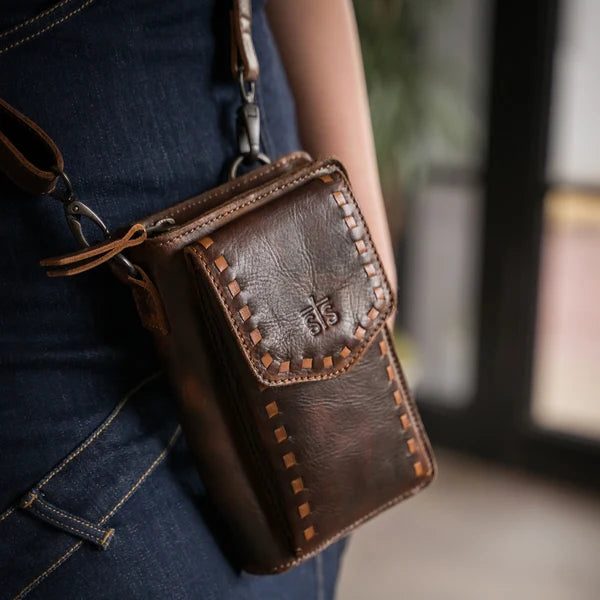 STS Bandera Chocolate Quickdraw Crossbody Wallet