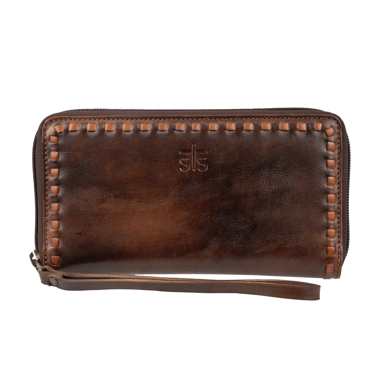 STS Ranchwear Bandera Chocolate Berkley Wallet