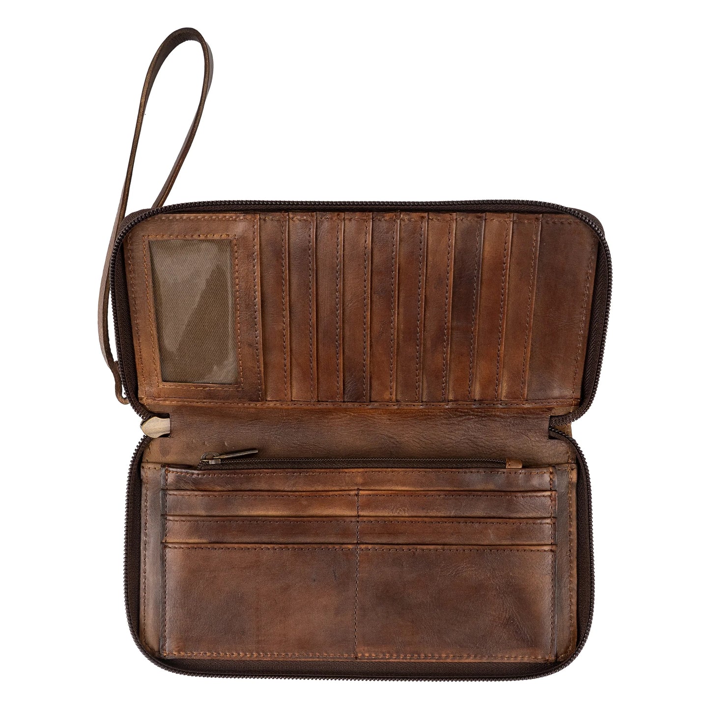 STS Ranchwear Bandera Chocolate Berkley Wallet