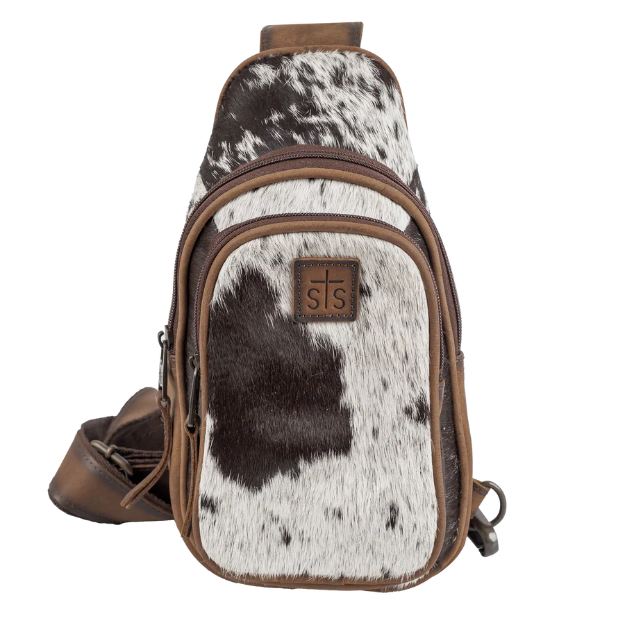 STS Ranchwear Cowhide Sojourner Sling Bag