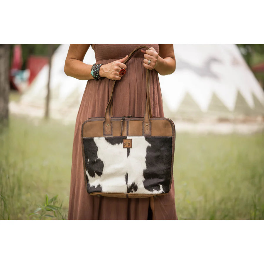 STS Ranchwear Cowhide Laptop Shopper