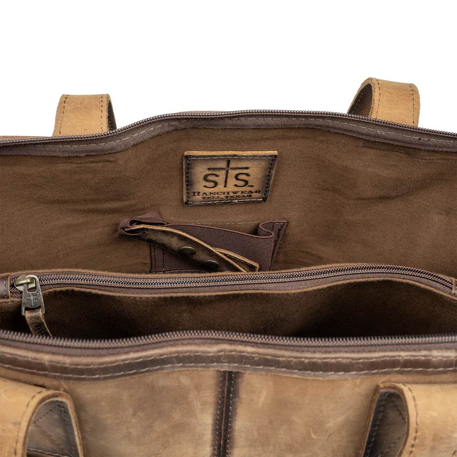 STS Ranchwear Cowhide Laptop Shopper