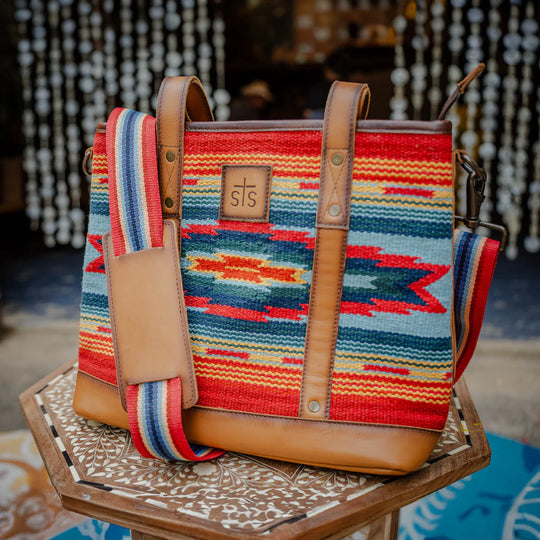 Chaynee Valley Serape Crossbody Tote by STS