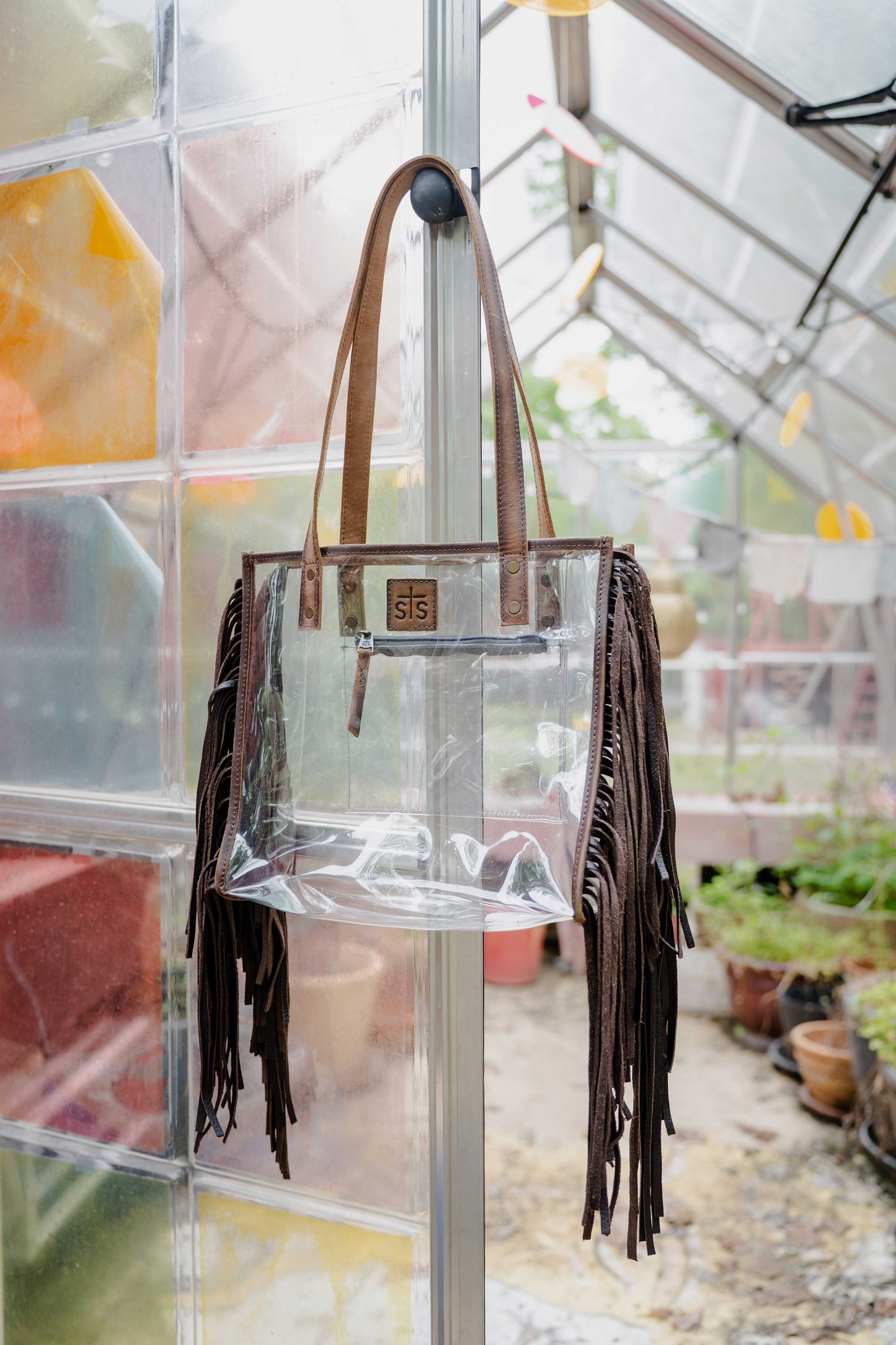 STS Ranchwear Stadium Rules Fringed Tote Bag