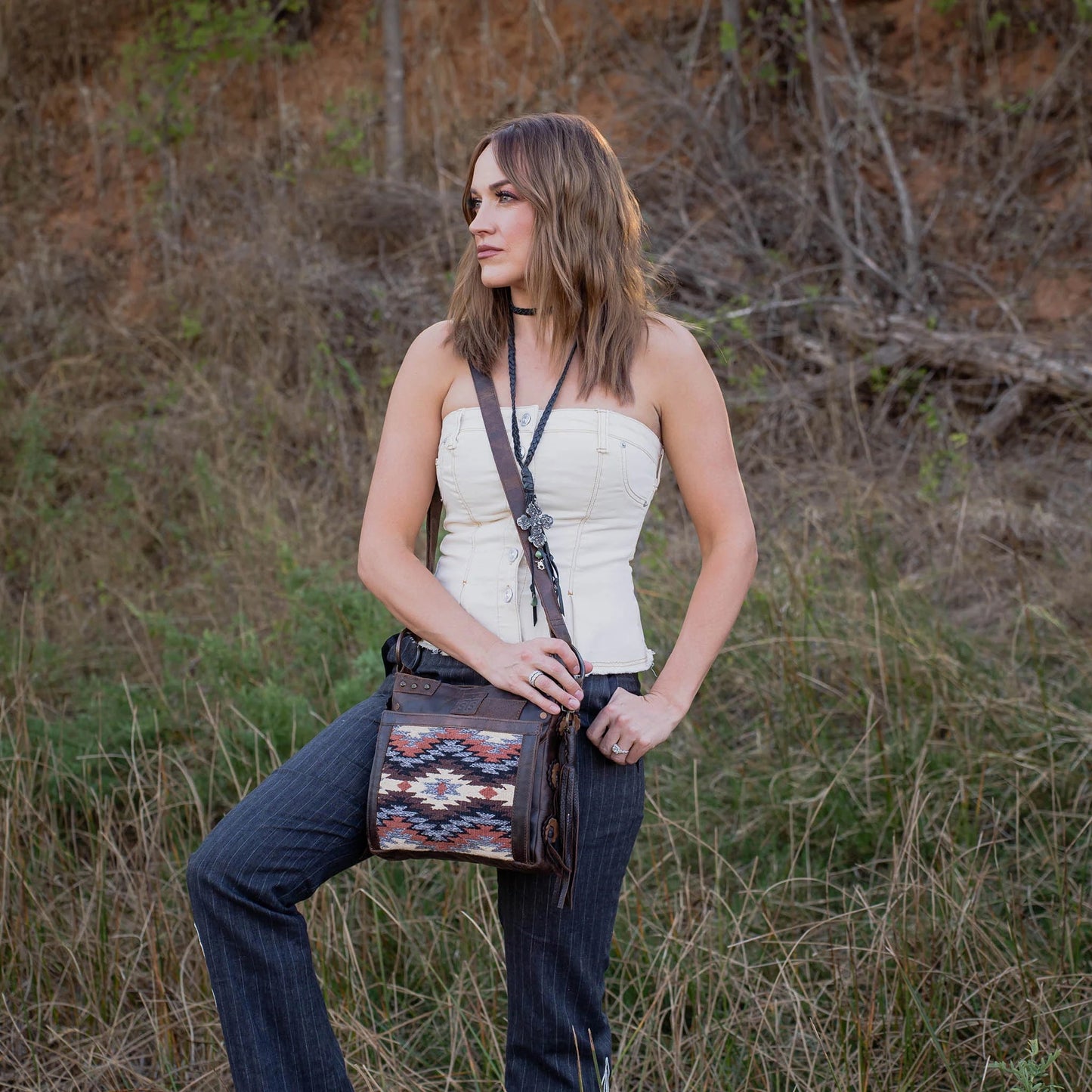 STS  Guadalupe Serape Olivia Crossbody