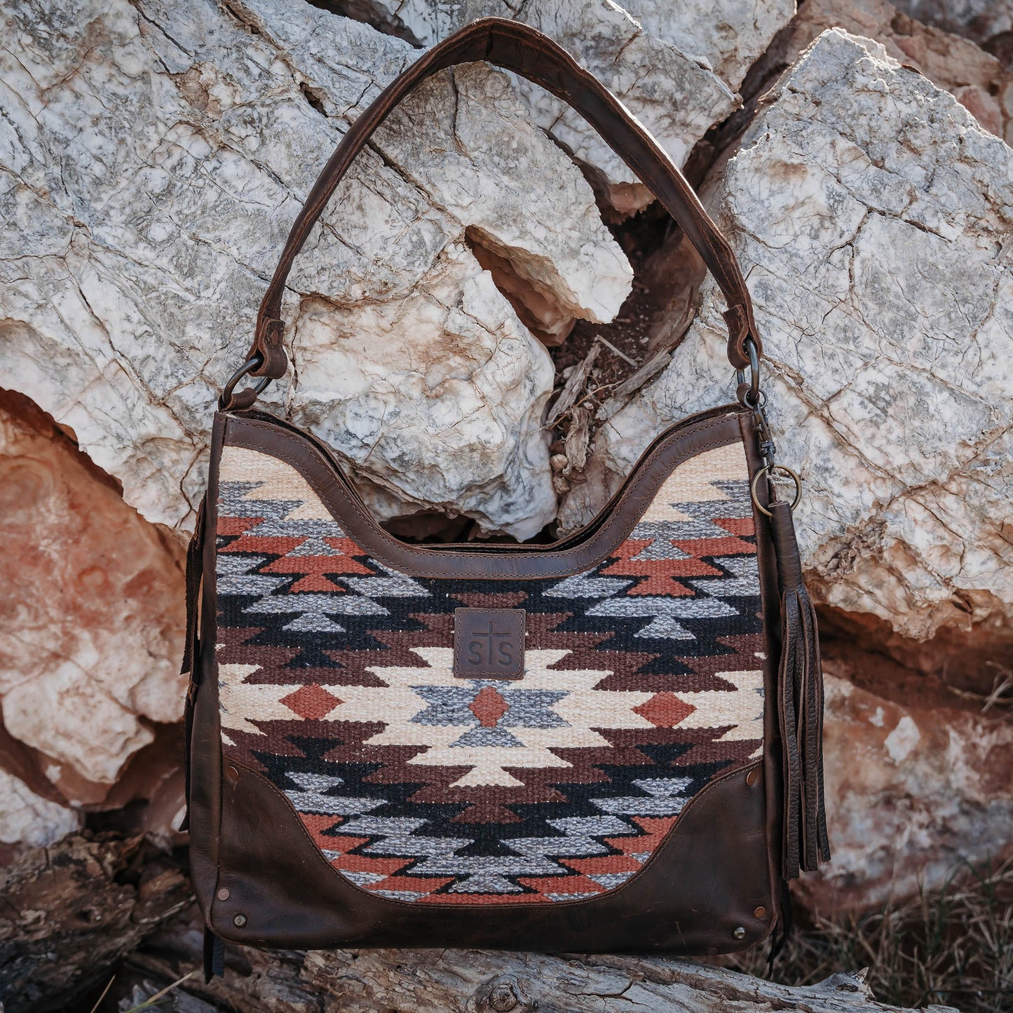 Guadalupe Serape Hobo Bag by STS Ranchwear