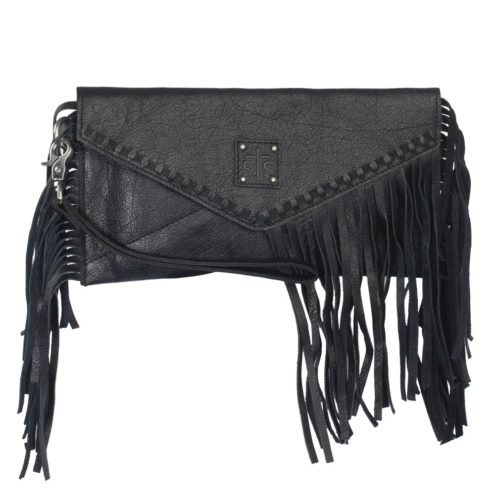 Black Indie Clutch by STS