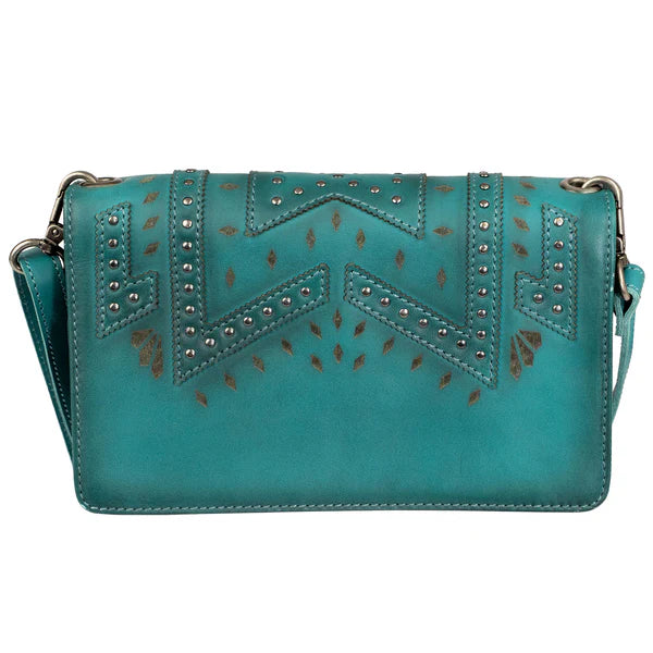 STS Ranchwear Wayfarer Turquoise Evie Organizer/Crossbody