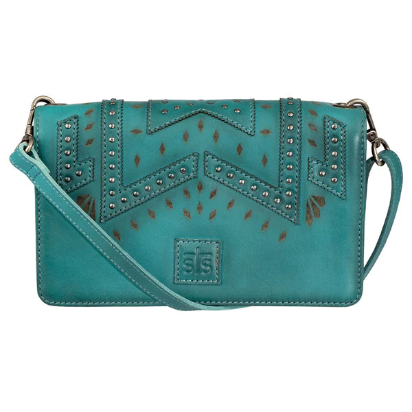 STS Ranchwear Wayfarer Turquoise Evie Organizer/Crossbody