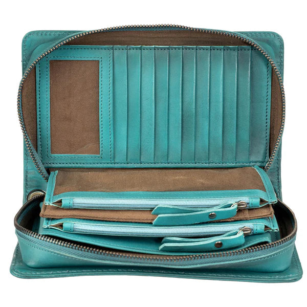 STS Ranchwear Wayfarer Turquoise Evie Organizer/Crossbody