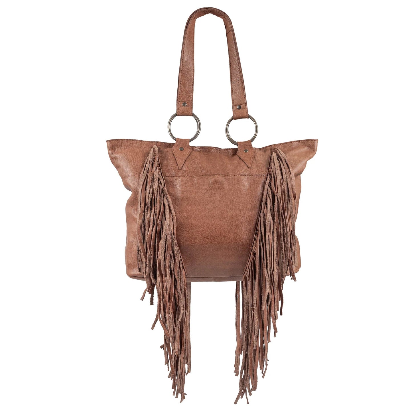 Indie Cowhide Tote Walnut By STS Ranchwear