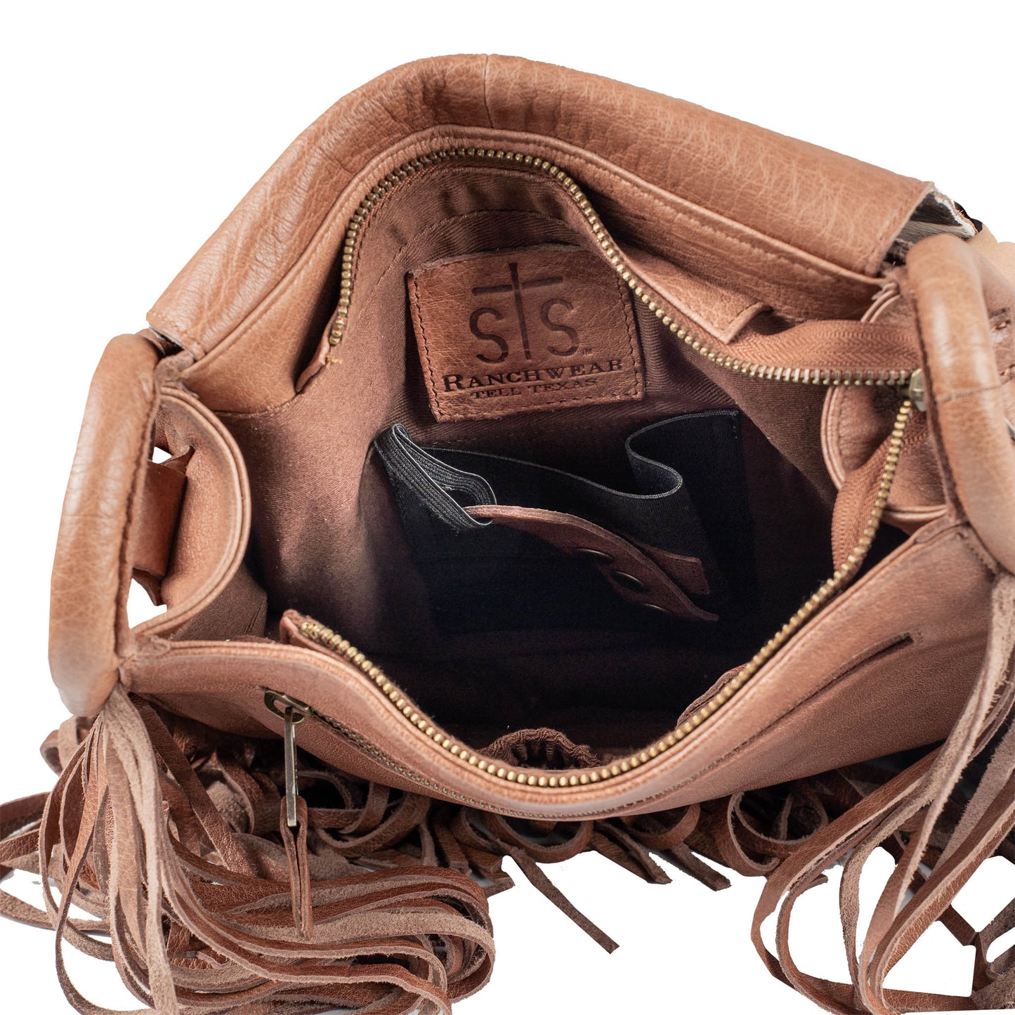 Cowhide Indie Saddle Bag by STS Ranchwear