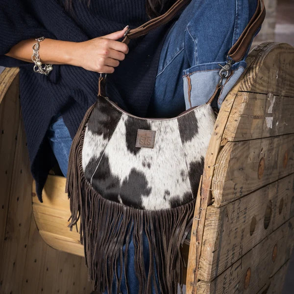 STS Cowhide Nellie Fringe Bag