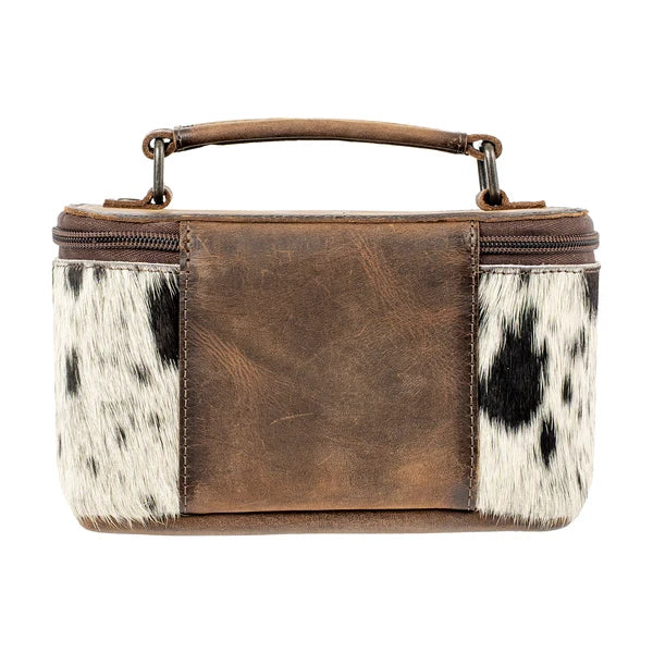 STS Ranchwear Petite Cowhide Train Case