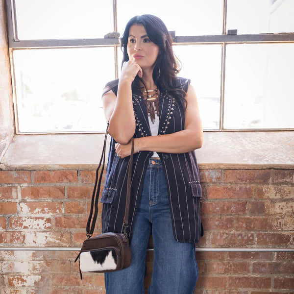 STS Ranchwear Cowhide Jess Crossbody